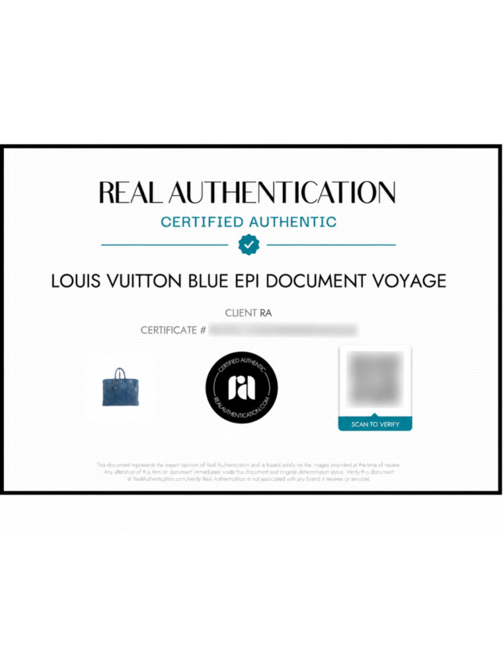 Louis Vuitton Blue Epi Porte Documents Voyage Briefcase COA Interior Wear - Picture 2 of 13